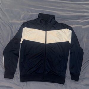 7 Diamonds Navy and White Track Jacket — Never Worn